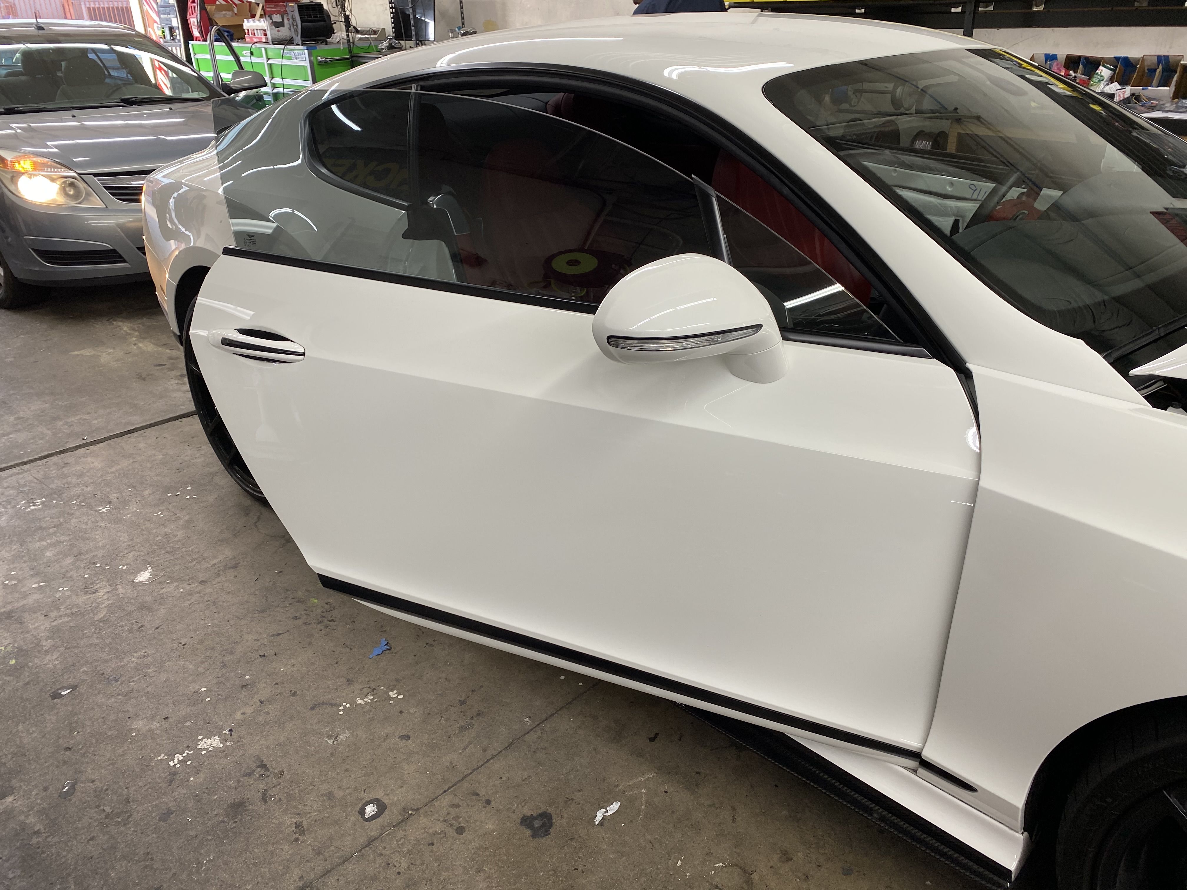 White Bentley Window Tinting