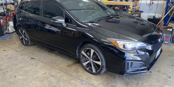 Black KIA Window Tinting