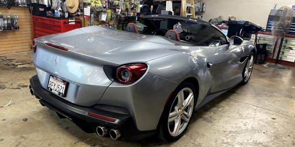 Grey Ferrari Window Tinting