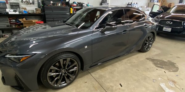 Grey Lexus Window Tinting 
