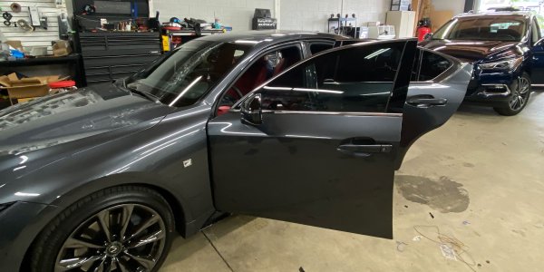 Grey Lexus Window Tinting 