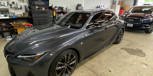 Grey Lexus Window Tinting 