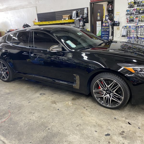 Black KIA Window Tinting