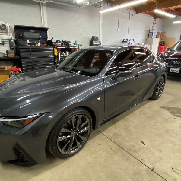 Grey Lexus Window Tinting 